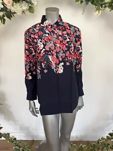 JOULES Amilla Shirt Women’s Blouse Size 10 Navy Floral Button Through NEW MY37 - Picture 1 of 13