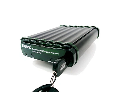 USB 3.0/ eSATA FIPS 140-2 Level 2 HIPAA 256-bit AES Hardware Encrypted Drive 2TB - Image 1 of 3