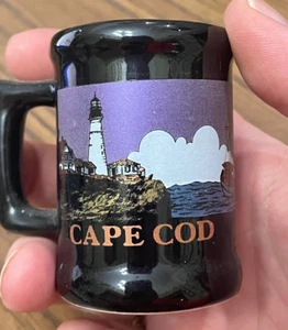 VTG Cape Cod Mass MA Mini Stein/Mug Souvenir Toothpick Holder  ✔ - Picture 1 of 7