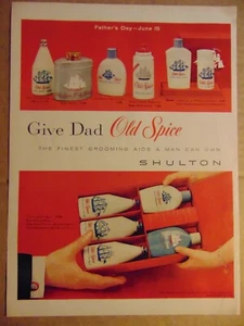 1958 OLD SPICE Father's Day Gift vintage print ad - Picture 1 of 1