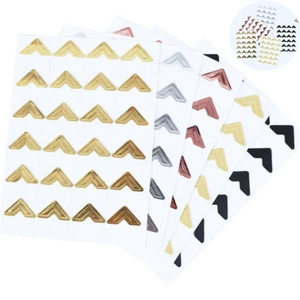 120pcs Diy Album Accessories Photo Corner Stickers polychromeFixed Picture Frame - Picture 1 of 15