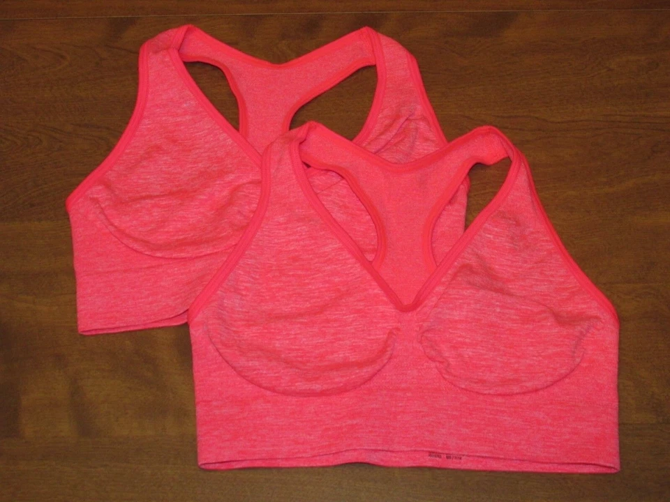 840J1-L04 Hanes G39F уютный спортивный пуловер спортивный бюстгальтер упаковка 2 шт. SM персиковый новый без ценников - Изображение 1 из 2