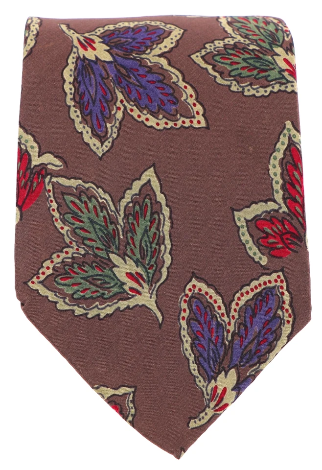 Vintage Int. Corbata para hombre Passport 100 % seda sarga foulard floral 57 x 3,5 Foto 1 de 3