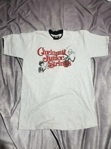 Vintage 90s Cincinnati Junior Strings CJS Academy Orchestra Choir Shirt Medium - Picture 1 of 9