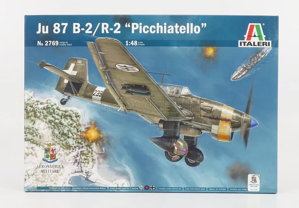 Q Italeri 2769 - Junker Ju-87 B-2/r-2 'picchiatello' (regia Aeronautica) 1/48