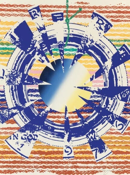 Serigrafia original assinada à mão James Rosenquist "Miles" 1975 - Imagem 1 de 1