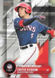 2018 Topps Pro DeBut CARTER KIEBOOM Leaps & Bounds - HAGERSTOWN SUNS - #LB-CK - Imagen 1 de 1