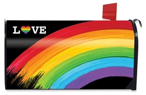 Briarwood Lane Rainbow Love Pride Mailbox Cover - Picture 1 of 5