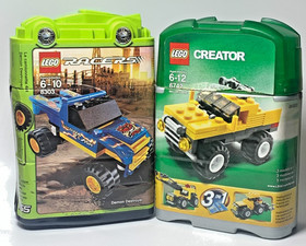 Used LEGO Racers 8303 , 6742 100% Complete with original manuals and boxes - LOT
