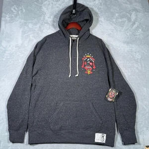 Roots of Fight Hoodie XXL Gray Elvis Presley Tiger Man Faith Spirit Discipline - Picture 1 of 11