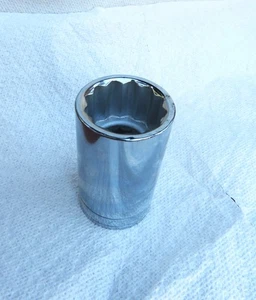 SK  12 Point   1/2” Drive   Chrome  1" 3/8  Deep Socket # 40844  USA - Picture 1 of 2