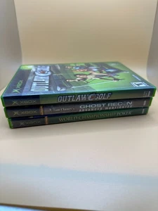 XBOX 3 Game Lot - Outlaw Gold / Ghost Recon / World Championship Poker - Picture 1 of 2