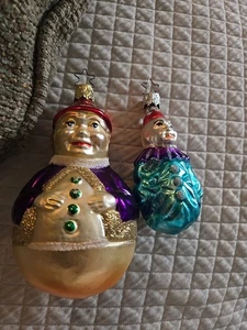 CHRISTOPHER RADKO Paar 2 Vintage Ornamente - Bild 1 von 7