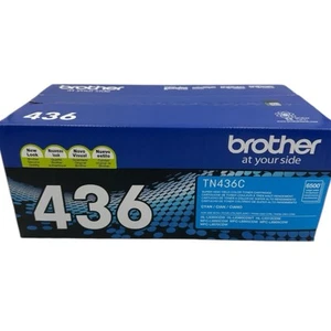 Genuine Brother TN436C Cyan Toner Cartridge High Yield – New OEM Sealed - Picture 1 of 6