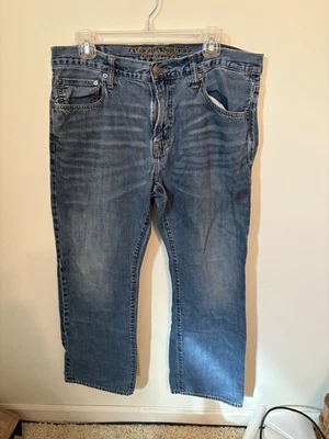American Eagle Jeans Mens 36x32 Mid Rise Classic Boot Cut Medium Wash Casual y2k - Image 1 of 4