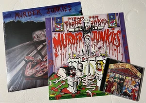 Murder Junkies LP CD LOT BRAND NEW Killing For Christs Sake ROAD KILLER GG ALLIN - Picture 1 of 8