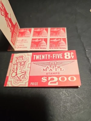 USPS STAMP BOOKLET $2  RED MNH BKC19 US64C - Image 1 of 4