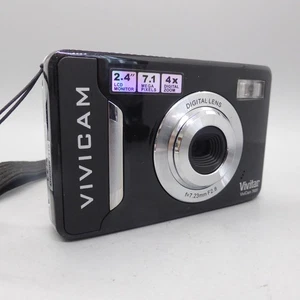 Vivitar Digital Camera Vivicam 7025 7.1MP Black Tested - Picture 1 of 10