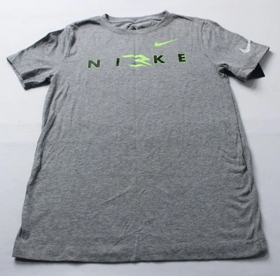 Nike X 3Brand By Russell Wilson Boys S/S T-Shirt BL1 Carbon Heather US 10-12 Yrs - Image 1 of 4