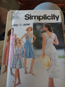 Simplicity Pattern 7812 Size WW 18-24 Complete - Picture 1 of 1