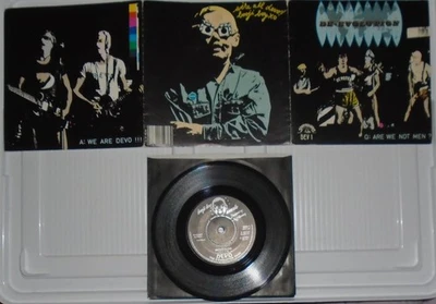 DEVO Jocko Homo/Mongoloid Stiff Records 1978 45RPM 7" - Image 1 of 2