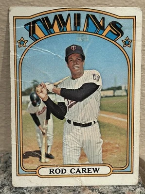 1972 Topps - High # Rod Carew #695 bajo grado numerosas criaturas  Foto 1 de 2
