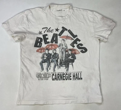 Camiseta Abercrombie & Fitch The Beatles Carnegie Hall Nueva York Gráfica Hombres Grande Foto 1 de 4