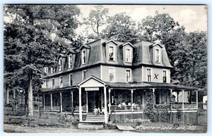 Postal de la pensión del hotel Braethorn Mountain Lake Park Maryland MD INN 1911 - Imagen 1 de 2