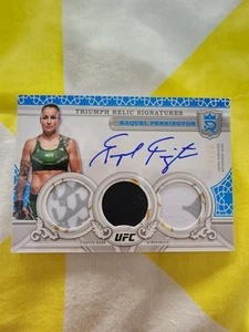 2024 Topps Royalty UFC Raquel Pennington Triumph Relic Signatures #20/25 - Picture 1 of 3