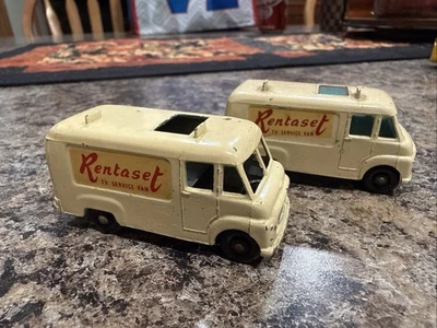 Matchbox No.62B T.V.Service Van 1963 BPW Lote de 2 Foto 1 de 4
