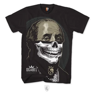 OGABEL OG Abel Clothing Benji Bandit Tattoo Art Bandanna Goth Mens Shirt A0244 - Picture 1 of 3