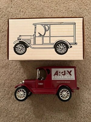 Ertl #9799 1923 Chevrolet 1/2 Ton Panel Delivery Truck AR-JAY Sales Coin Bank - Image 1 of 4
