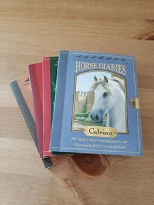 Horse Diaries Book Lot Calvino Jingle Bells Golden Sun Elska By Anderson Hapka - Bild 1 von 9