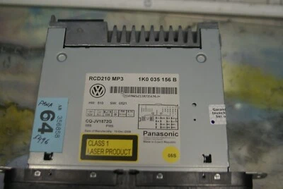 2011/15 VW POLO / Golf & other CD RADIO MP3 UNIT Panasonic With Code - Image 1 of 4
