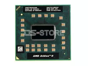 AMD Athlon II Duo Core N370 AMN370DCR22GM Processor Socket S1 G4 638pin 2.5Ghz - Picture 1 of 2