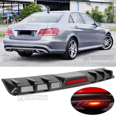 Luces LED de labio alerón difusor trasero 34" para Mercedes-Benz W212 E63 AMG Foto 1 de 4