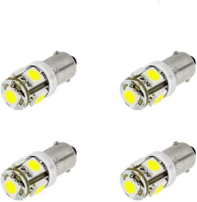 8-pack 1445 LED Bulb BA9S LED 12V, 1985/1993/53/57 Mini Bayonet Cool White - Image 1 of 4