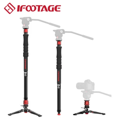 IFOOTAGE Cobra 3 Monopod A150S-Ⅲ One-Touch Lifting Camera Video Monopod Tripod - Image 1 of 4