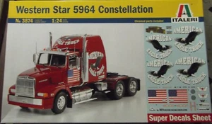 Italeri U.S Western Star 5964 Constelation 1/24 3874 - Imagen 1 de 4