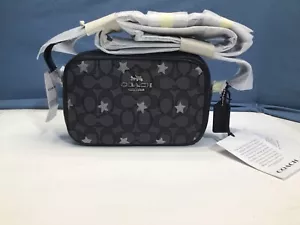 COACH CO926 Mini Jamie Camera Bag Signature Jacquard & Star Embroidery New $298 - Picture 1 of 22