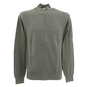 PIERRE CARDIN Herren Strickjacke Sweatjacke Stehkragen grey grau 30571 - Picture 1 of 2