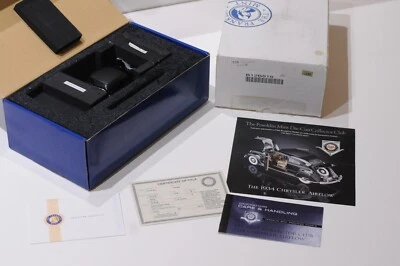 FRANKLIN MINT 1934 CHRYSLER AIRFLOW 2 DOOR SEDAN BLACK 2003 SPECAIL LIMITED EDIT - Image 1 of 4