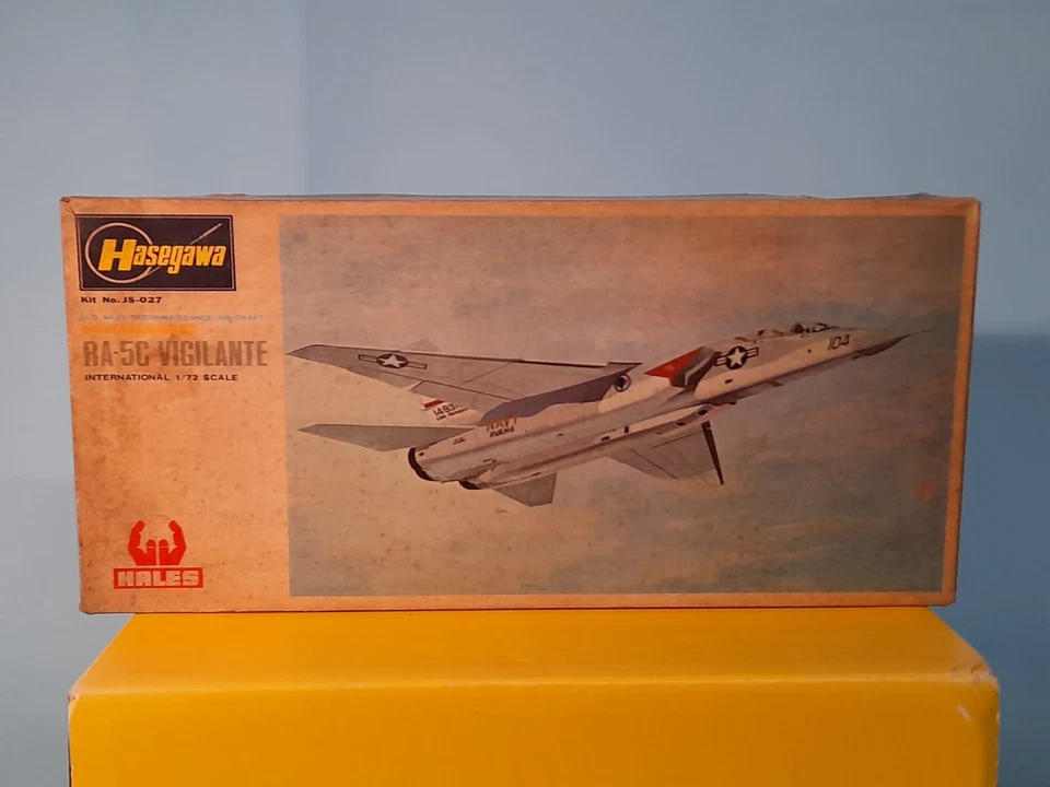 HASEGAWA JS-027 RA-5C Vigilante 1:72 model kit nuovo sigillato - Immagine 1 di 4