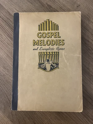 Libro de canciones raro 1944 "Melodías evangélicas e himnos evangelísticos" himnario de J. Harker Foto 1 de 4