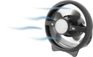 Ventilador de viaje recargable LED litera luz nocturna tienda cámper tablero ventilador portátil - Imagen 1 de 8