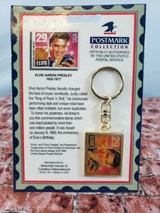 Colección de matasellos - Llavero Elvis Presley - Emitido el 8 de enero de 1993 - Imagen 1 de 4