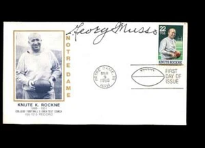George Musso handsigniert Jim Thorpe FDC Cache Autogramm NFL HOF - Bild 1 von 2