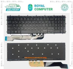 NEW Dell Inspiron 15-5565/5567/5570/5575 UK ENGLISH Backlit Keyboard - 09J9KG - Afbeelding 1 van 2