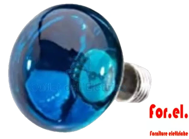 Sylvania Lampadina Alogena E27 Riflettore R80 60W Blu - Immagine 1 di 1