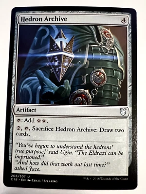 MTG Magic The Gathering Commander 2018 Hedron Archive Uncommon LP - Image 1 of 2